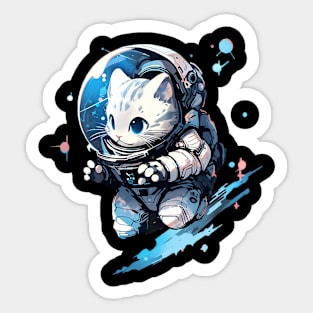 space cat Sticker